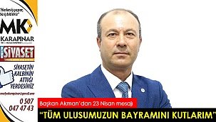  “Tüm ulusumuzun bayramını kutlarım”