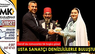 Usta sanatçı Denizlililerle buluştu