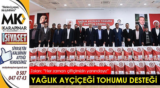 Yağlık ayçiçeği tohumu desteği