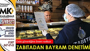 Zabıtadan bayram denetimi