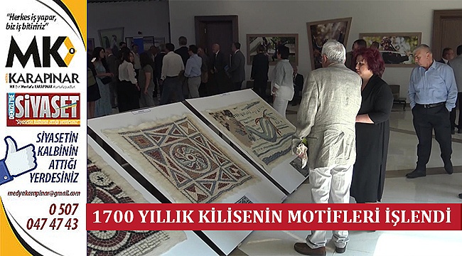1700 Yıllık Kilisenin Motifleri İşlendi