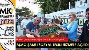 Aşağışamlı sosyal tesisi hizmete açıldı