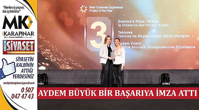 Aydem Büyük Bir Başarıya İmza Attı