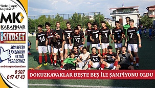 Beşte Beş Yapan Dokuzkavaklar Şampiyonu Oldu 