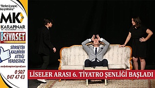 Büyükşehir Belediyesi Liseler Arası 6. Tiyatro Şenliği Başladı