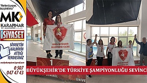 Büyükşehir'de Türkiye Şampiyonluğu Sevinci