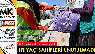 Büyükşehir ihtiyaç sahibi aileleri unutmadı