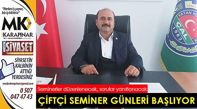 Çal'da çiftçi seminer günleri başlıyor