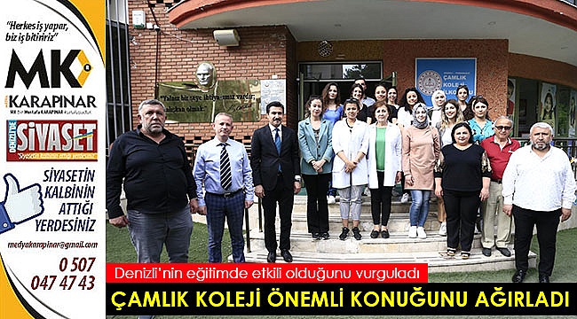 Çamlık Koleji önemli konuğunu ağırladı