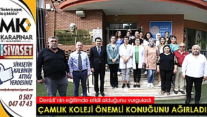 Çamlık Koleji önemli konuğunu ağırladı