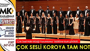 Çok sesli koroya tam not