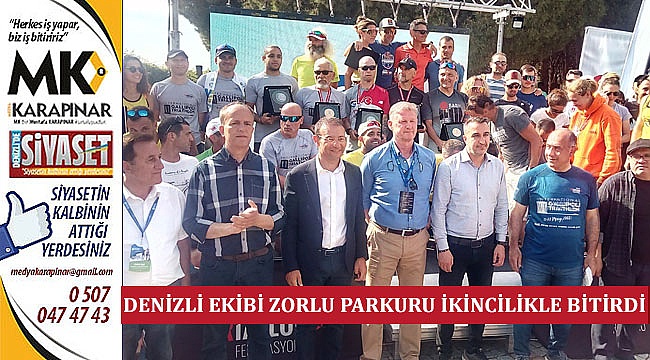 Denizli Ekibi Zorlu Parkuru İkincilikle Bitirdi