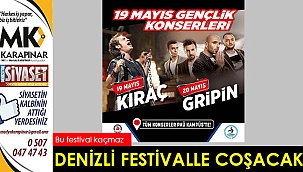 Denizli, Gençlik Festivali’nde coşacak
