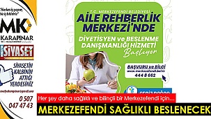 ‘Diyetisyen ve beslenme danışmanlığı’ hizmeti başladı