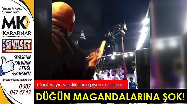 Düğün magandalarına şok!