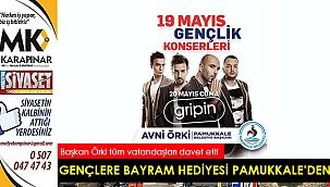 Gençlere bayram hediyesi Pamukkale’den