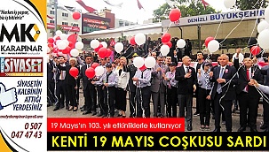 Kenti 19 Mayıs coşkusu sardı
