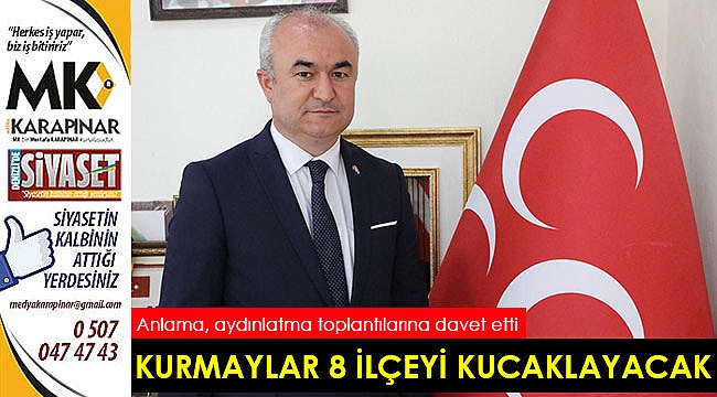 MHP kurmayları Denizli'nin 8 ilçesinde vatandaşla buluşacak