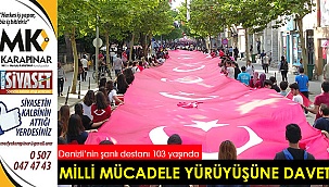Milli Mücadele Yürüyüşüne davet
