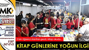 Öğrencilerden Kitap Günleri’ne yoğun ilgi
