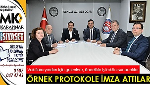Örnek protokole imza attılar