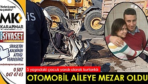 Otomobil aileye mezar oldu