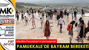 Pamukkale’de bayram bereketi