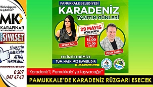 Pamukkale’de Karadeniz rüzgârı esecek