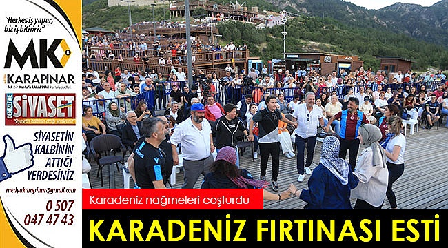 Seyir Tepesinde Karadeniz fırtınası