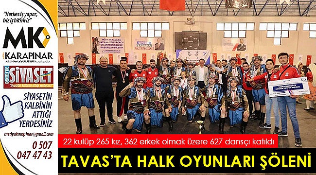 Tavas’ta halk oyunları şöleni