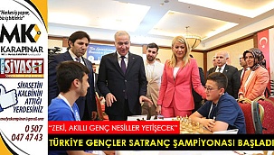 TÜRKİYE GENÇLER SATRANÇ ŞAMPİYONASI BAŞLADI