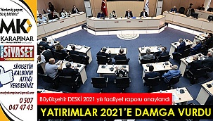 Yatırımlar 2021’e de damgasını vurdu