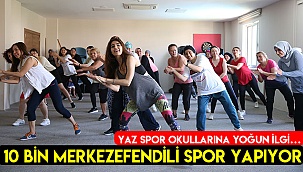 10 bin Merkezefendili spor yapıyor