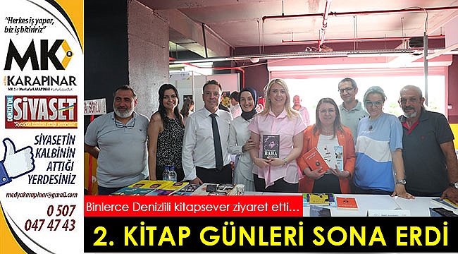2. KİTAP GÜNLERİ SONA ERDİ