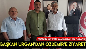 Başkan Urgan'dan Özdemir'e ziyaret