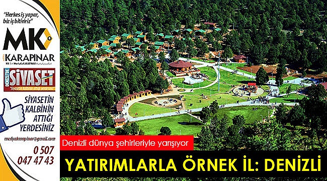 Büyükşehir çevre yatırımlarıyla örnek oluyor