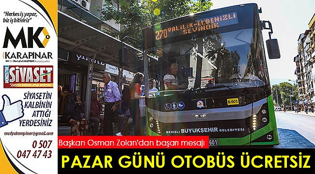 Büyükşehir otobüsleri LGS’ ye gireceklere ücretsiz
