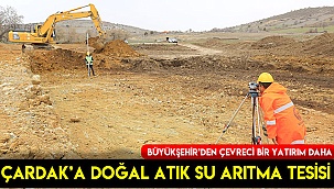 Çardak’a doğal atık su arıtma tesisi