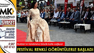 Festival renkli görüntülerle başladı 