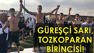 Güreşçi Sarı, Tozkoparan Birincisi!