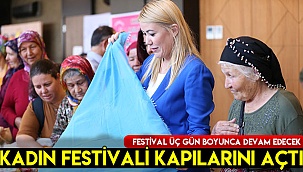 Kadın festivali kapılarını açtı
