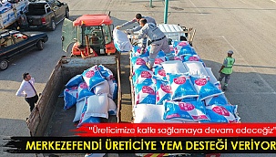 Merkezefendi Belediyesi'nden Süt Üreticilerine Yem Desteği
