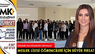 Meslek lisesi öğrencileri için büyük fırsat 
