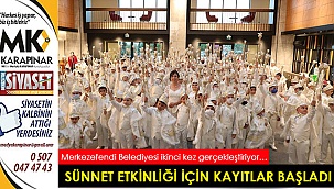SÜNNET ETKİNLİĞİ İÇİN KAYITLAR BAŞLADI
