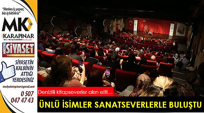 Ünlü isimler sanatseverlerle buluştu