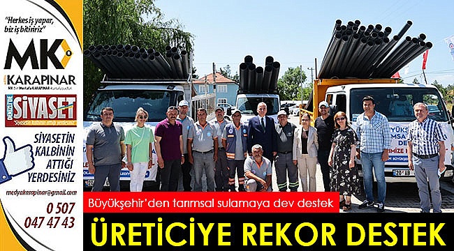 Üreticiye rekor destek