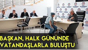 Başkan, Halk Günü'nde vatandaşlarla buluştu