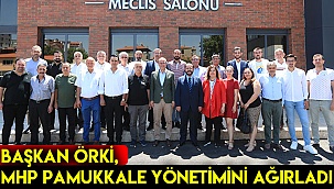 Başkan Örki, Yılmaz ve yönetimini ağırladı