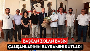 Başkan Zolan basın çalışanlarının bayramını kutladı
