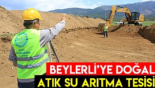 Beylerli’ye doğal atık su arıtma tesisi